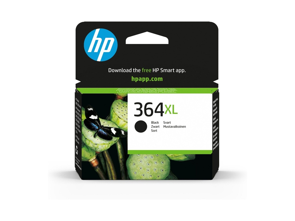 HP 364XL Tinte schwarz Photosmart C5380 C6380 D5460 Photosmart B8550