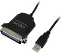 LogiLink® Adapter USB to Parallel mit 1,8m