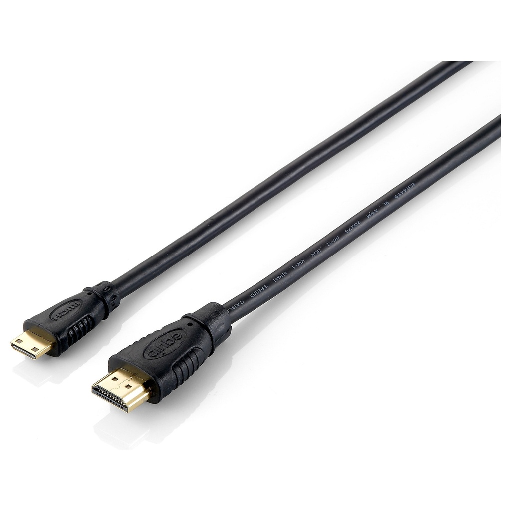 [1133510] Equip HDMI-Kabel HDMI-St - mini HDMI-St 2.0m schwarz