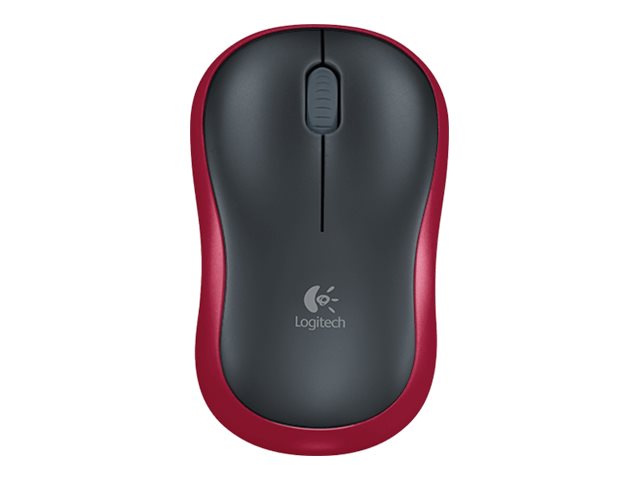 Logitech M185 Cordless Notebook Mouse USB rot
