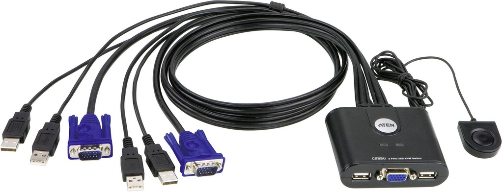 [1269456] KVM Sw. Aten  2P. USB VGA
