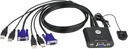 KVM Sw. Aten  2P. USB VGA
