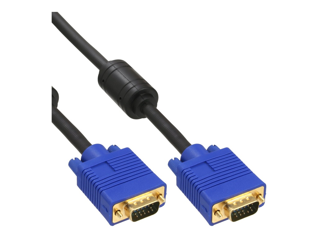 [1304550] INLINE S-VGA  P 15pol HD St/St sw 1m