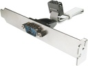 ASSMANN Slotblech Seriell D-Sub9 Stecker 0,25m 2x5Pin bulk