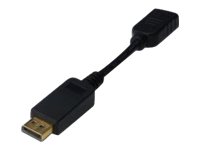 Digitus Adapter DP-HDMI/0.15m / ST/BU/