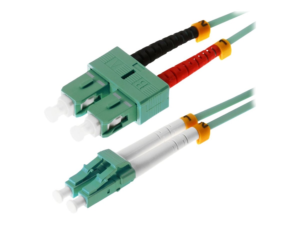 [2465348] helos LWL Patchkabel 50/125µm OM3 Faser LC/SC 1,0m