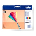 BROTHER LC223 4er Pack Schwarz, Gelb, Cyan, Magenta Tintenpatrone