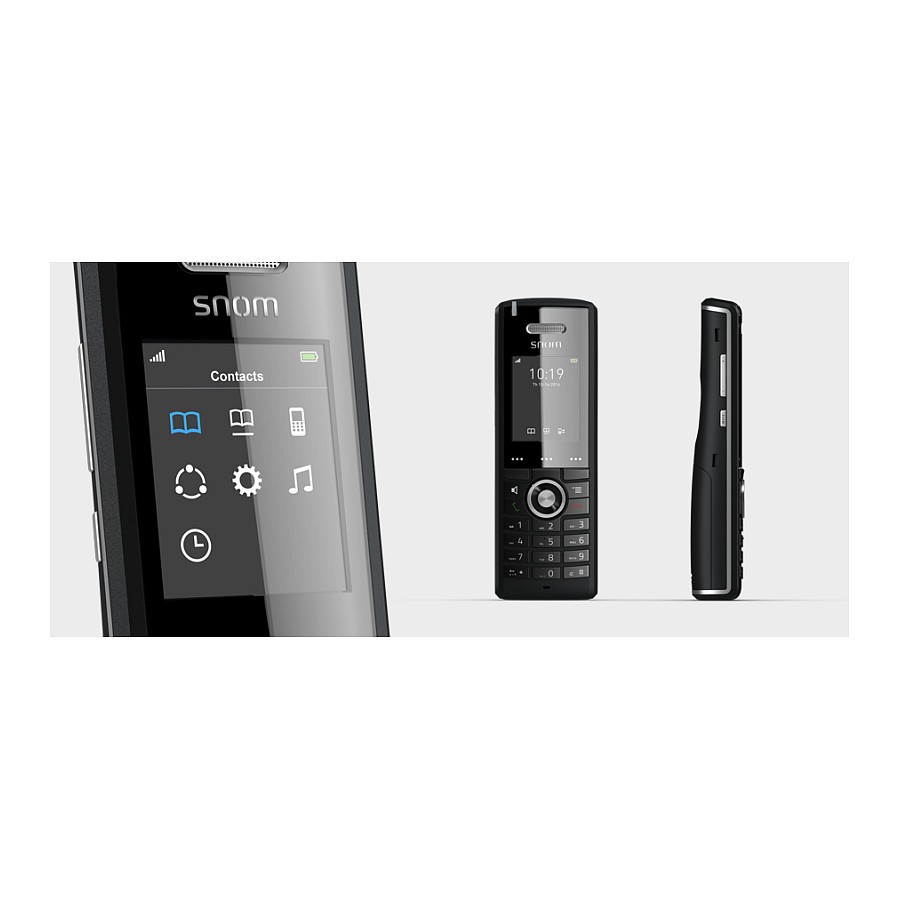 Snom M65 DECT Handset mit Breitband-HD-Audio