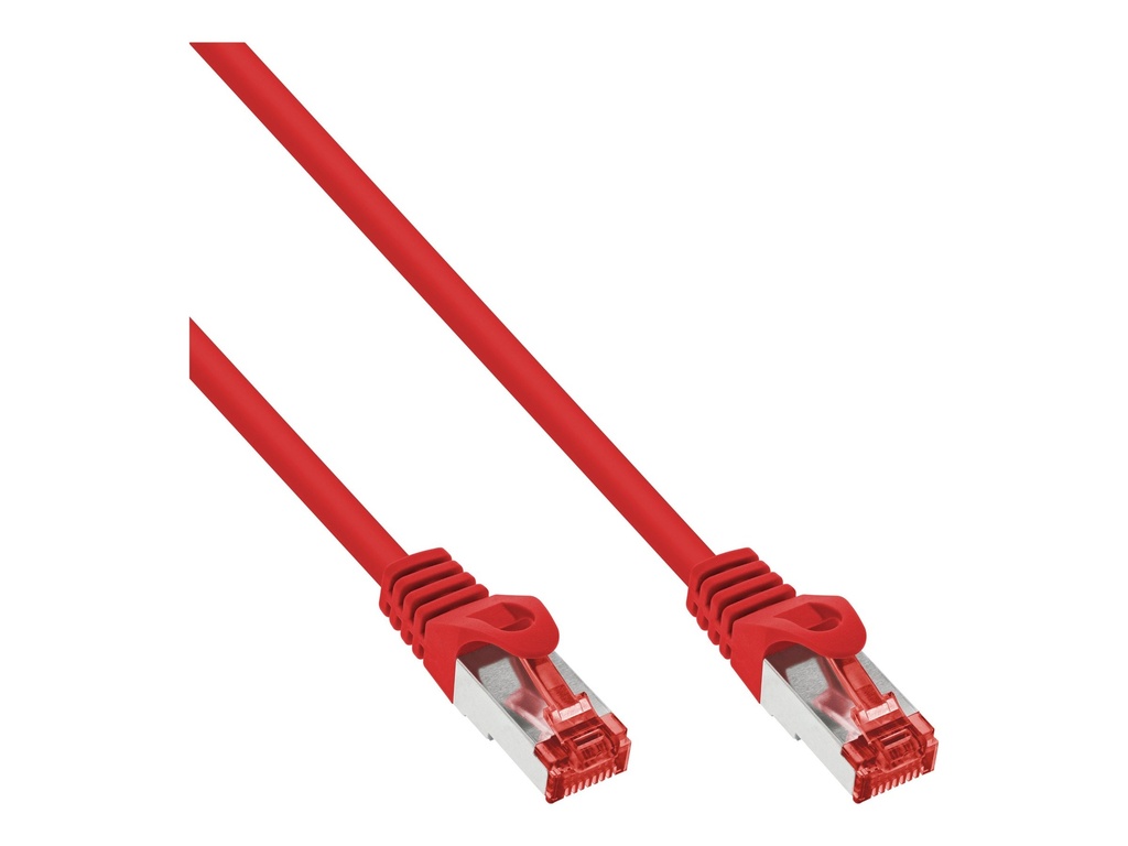 Cat. 6 Patchkabel 250MHz S-FTP/PiMf 2x RJ 45 Stecker 3m rot