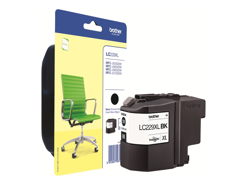 BROTHER LC229XLBKBP Ink Jet Bk HC Blis