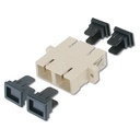 SC / SC DUPLEX COUPLER GREY