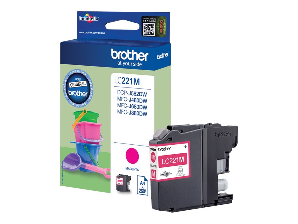 BROTHER LC221M Magenta Tintenpatrone
