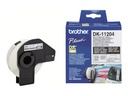BROTHER Weißes Papieretikett 17x54 mm 400 Etiketten Rolle