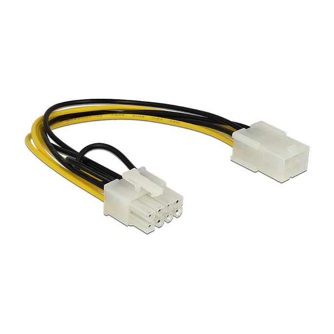 Stromkabel Delock 6Pin PCIe -> 8Pin PCIe Bu/St 0.20m