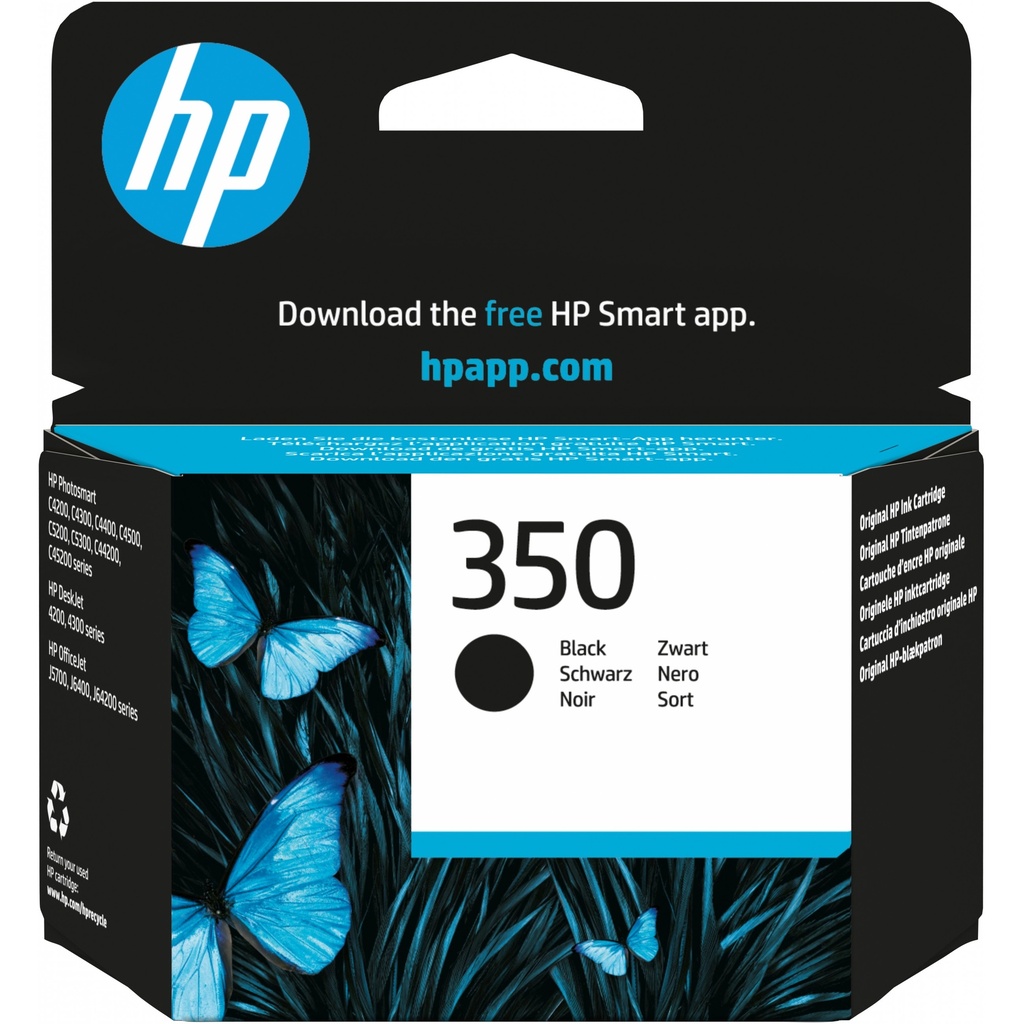 HP Druckpatrone 350 CB335E schwarz 4,5ml