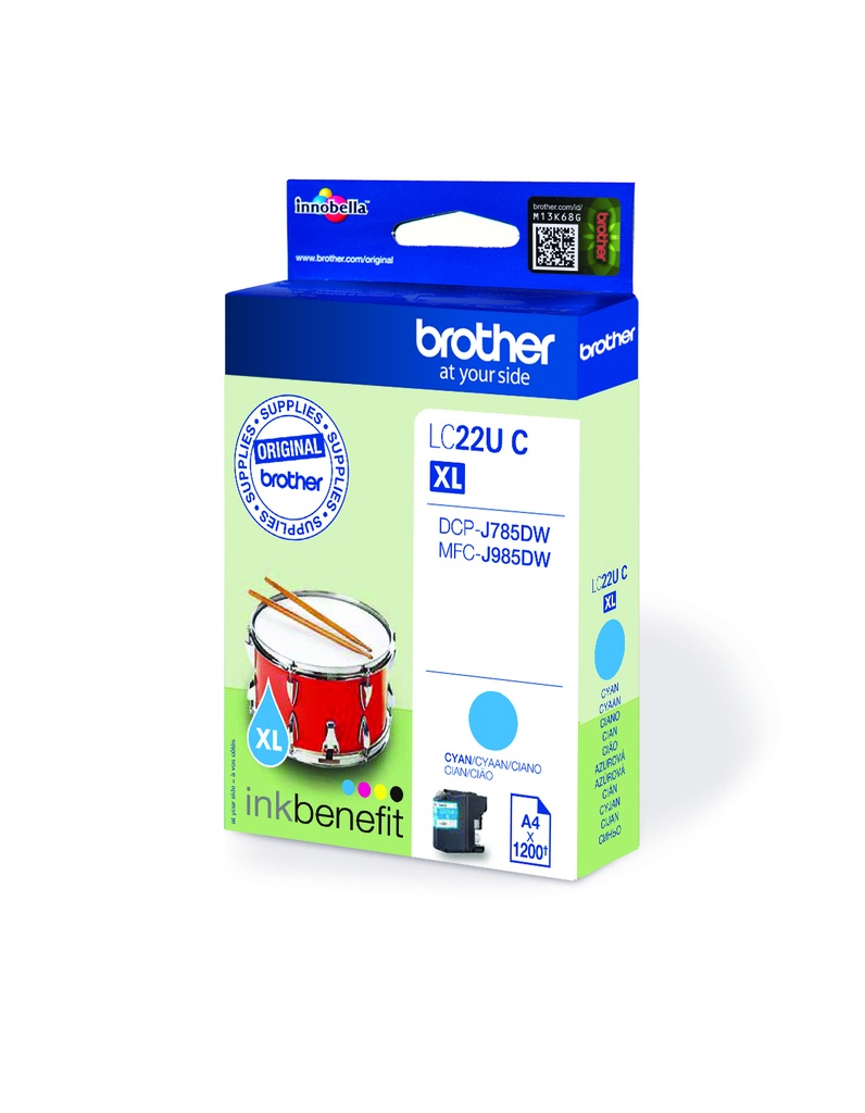 BROTHER Ink LC-22UC Cyan