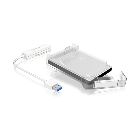 [3600059] Adapter Kabel IcyBox 6,3cm SATAI-III SSD -> USB 3.0 9,5mm