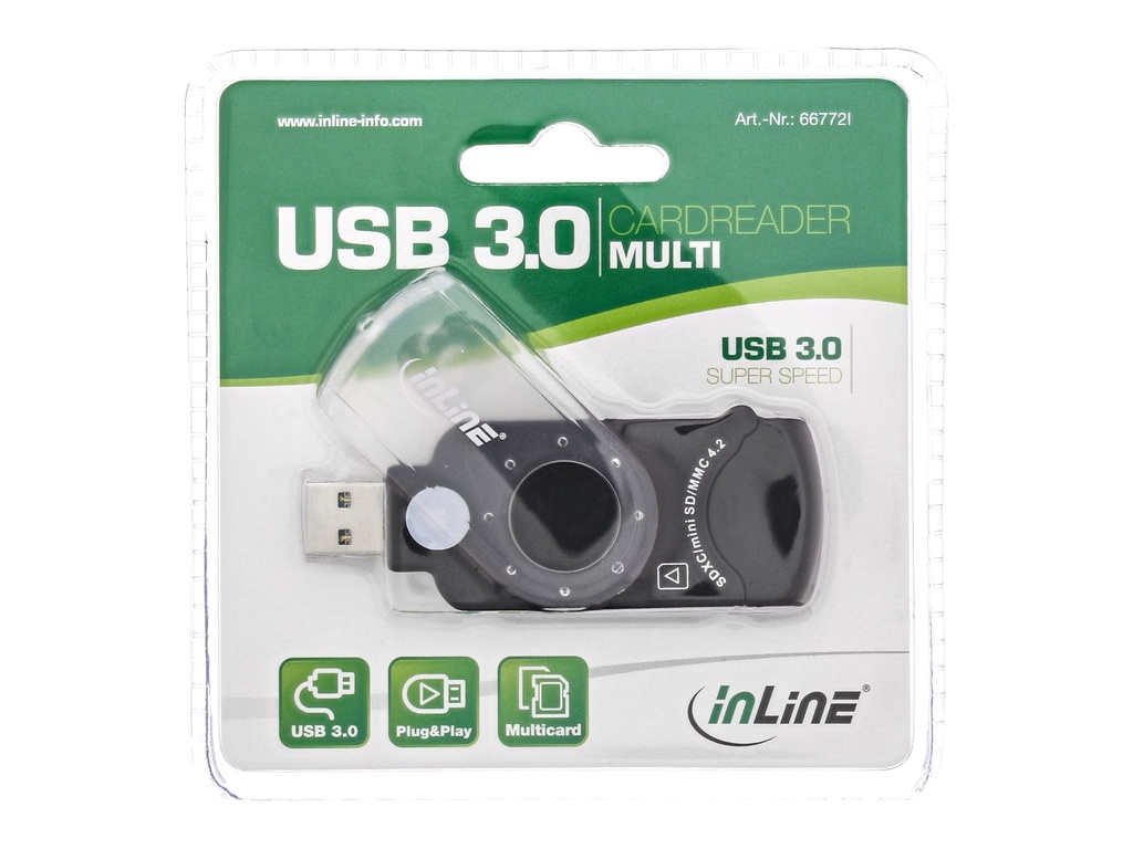 INLINE USB 3.0 Mobile Card Reader
