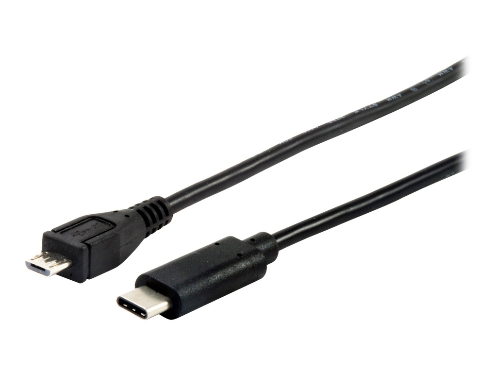 equip USB 2.0 Kabel MicroB->C M/M 1,0m Type C