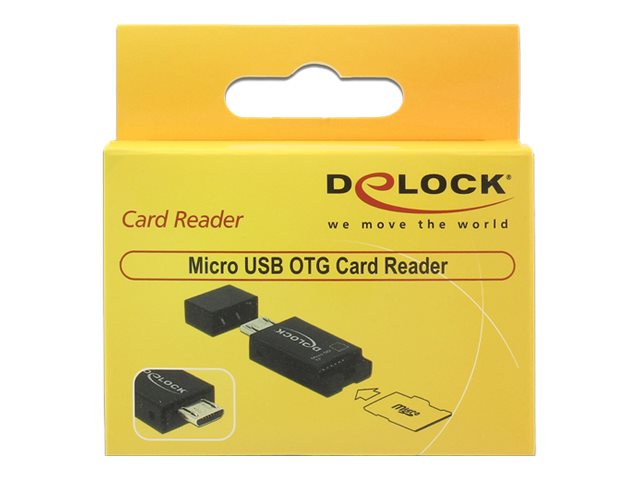 DELOCK Card Reader Delock USB micro B -> microSD OTG extern