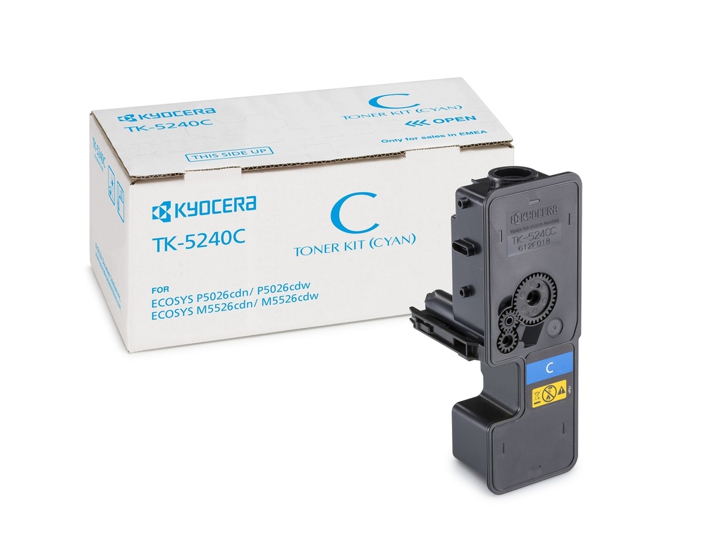 KYOCERA TK-5240C Toner Cyan für 3.000 Seiten gem. ISO/IEC 19798