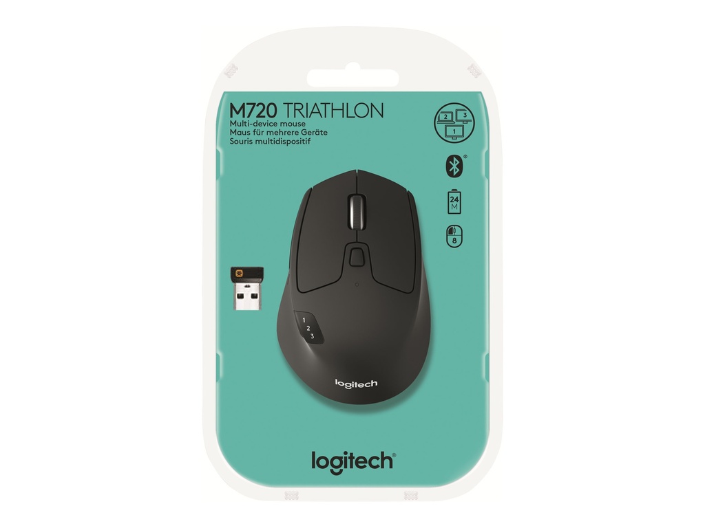 LOGITECH Wireless Mouse M720 Triathlon Bluetooth