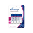MEDIARANGE Batterie Mediarange mignon AA Carbon-Zink/R03 1,5V 4stk