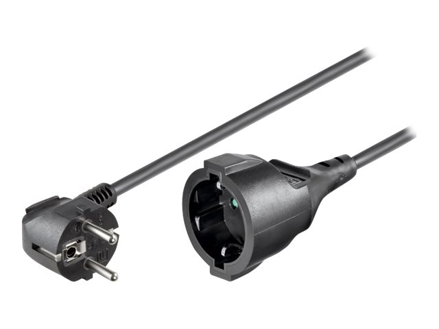 [4094249] GOOBAY Netzkabel SchukoVerlängeru. bk 3m / Schukostecker - Schukobuchse