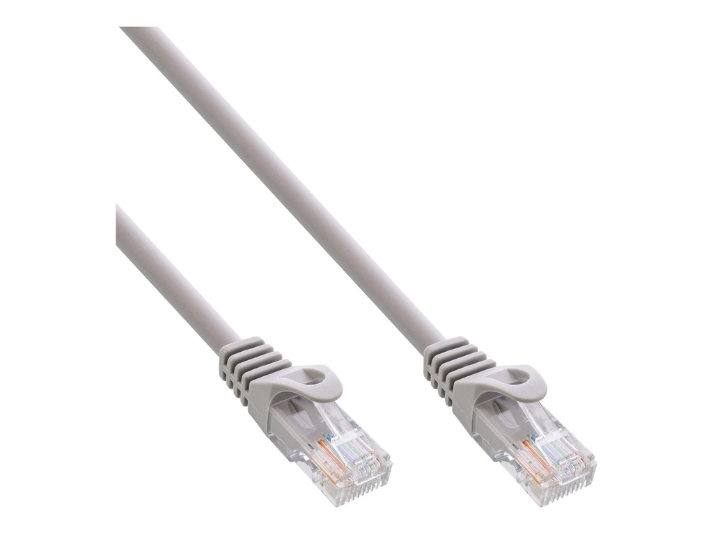 InLine®, Patchkabel, UTP, Cat.5e, grau, 0,5m