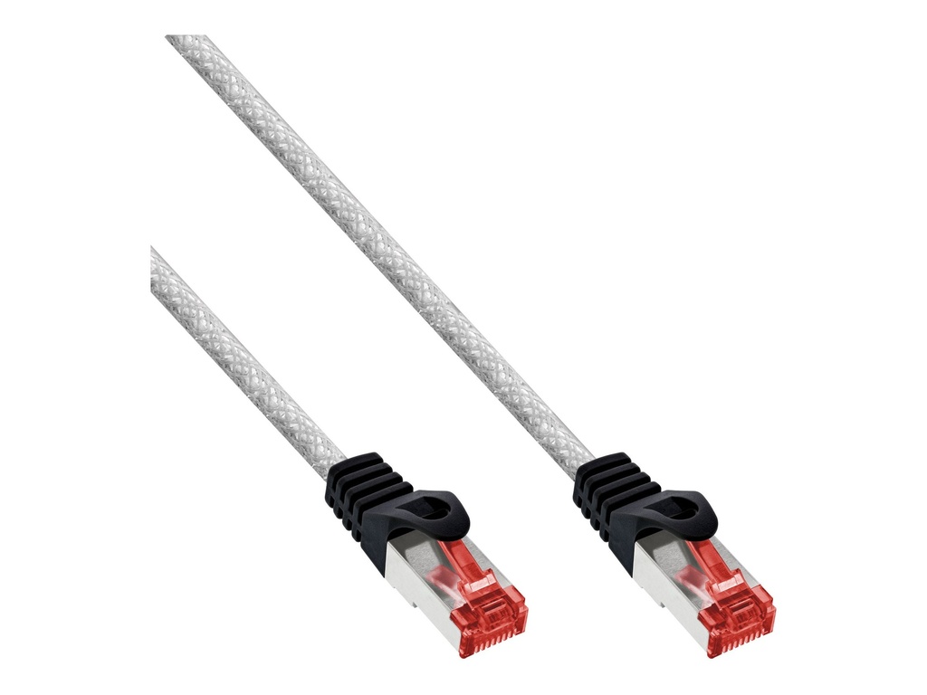INLINE Patchkabel, S-STP/PIMF, Cat.6, transparent, 10m, InLine®