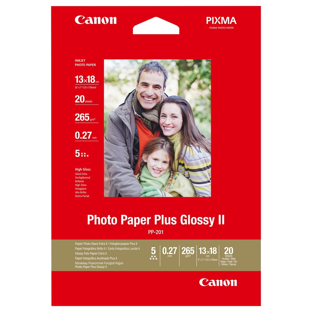 CANON PP-201 Fotopapier 5x7 20Blatt