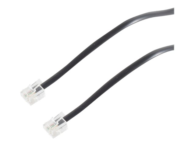 S-IMPULS Anschlusskabel RJ11/RJ11 (6/4, 1:1) 6,0m sw (VF v. 5)