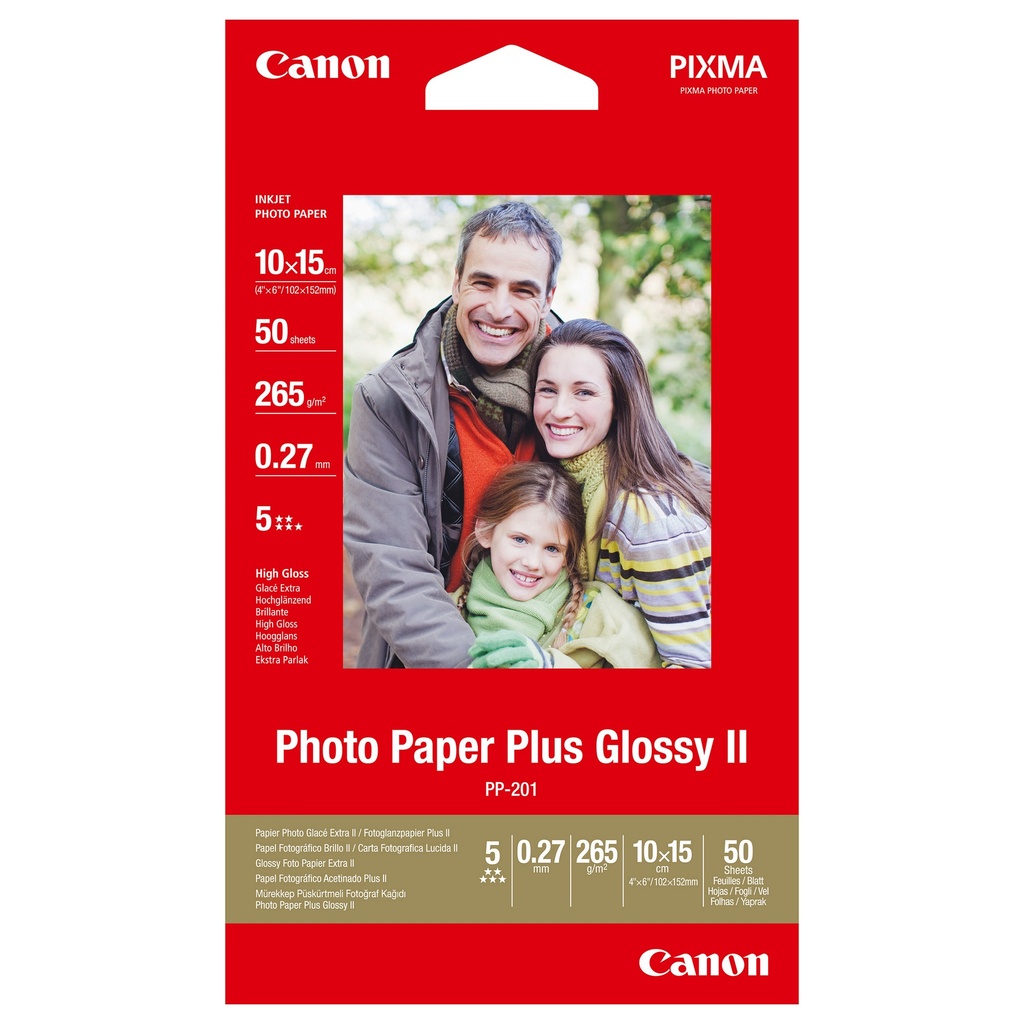 CANON PP-201 Fotopapier 10x15 50Blatt
