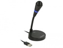 DELOCK USB Mikrofon mit Standfuß und Touch-Mute