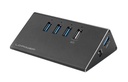 LC-POWER Adapter Hub USB3.0 4Port LC-Power LC-HUB-ALU-2B-4 [bk]