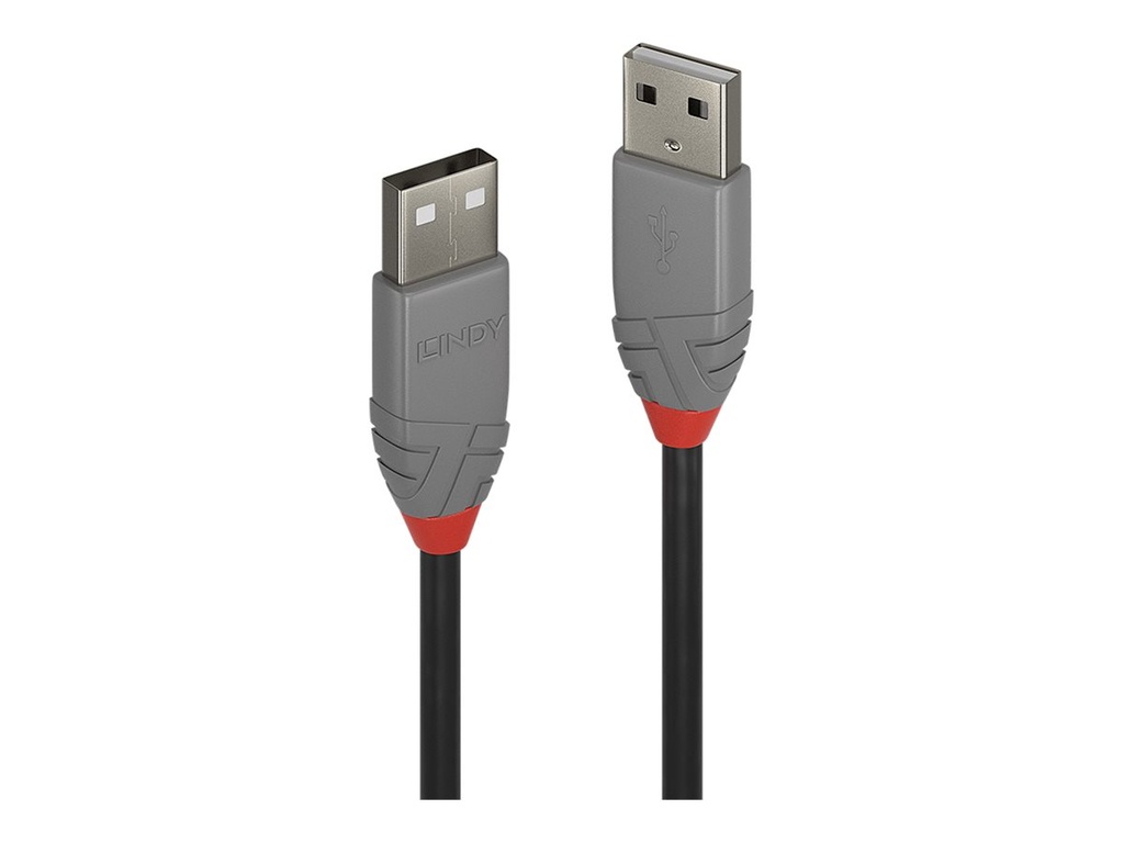 LINDY USB 2.0 Kabel Typ A Anthra Line 1m