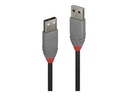 LINDY USB 2.0 Kabel Typ A Anthra Line 1m