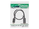 INLINE DisplayPort zu HDMI Konverter Kabel 4K/60Hz schwarz 3m