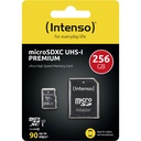 INTENSO microSD 256GB UHS-I Prem CL10