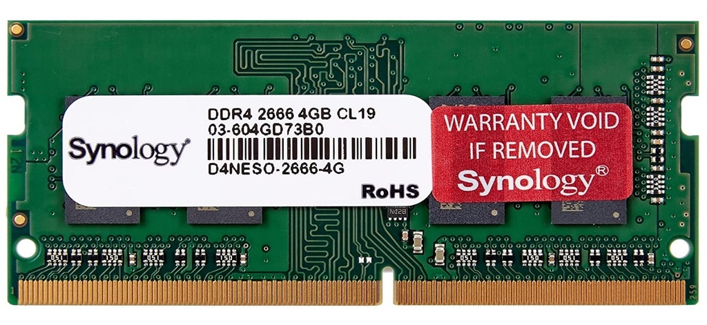 [5976520] SYNOLOGY RAM Modul D4NESO-2666-4G DDR4-2666 non-ECC unbuffered SO-DIMM