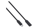 INLINE USB 3.2 Kabel, USB Typ-C Stecker/Buchse, schwarz, 2m