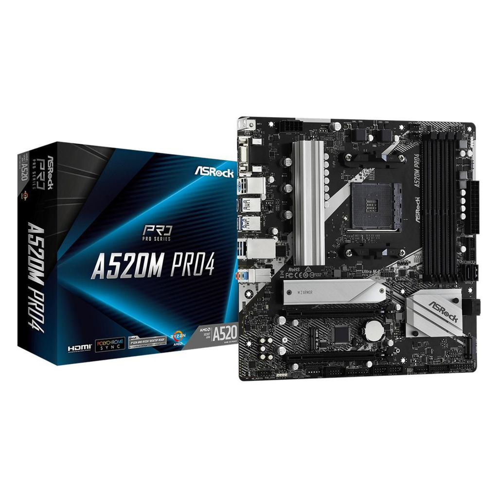 [6471891] ASROCK MB ASRock A520M Pro4 SAM4