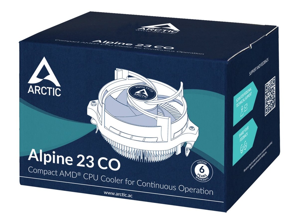 [6698827] ARCTIC CPC Arctic AMD AM4 Alpine 23 CO