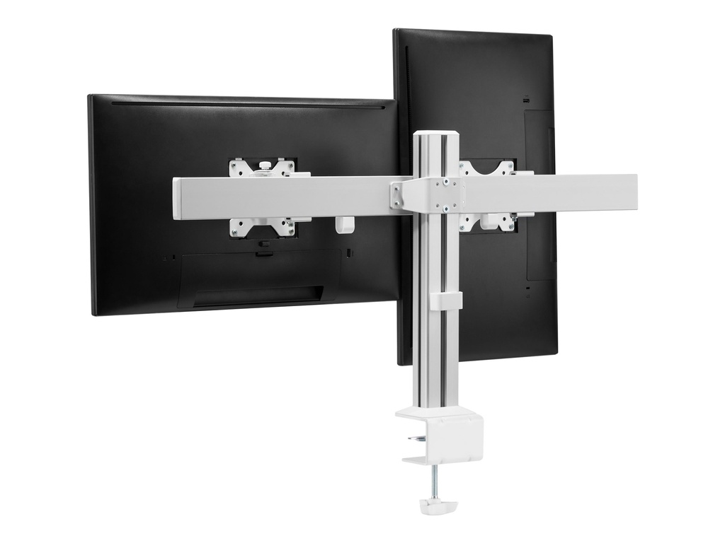 INLINE Aluminium Monitor-Tischhalterung für 2 Monitore bis 32", 8kg