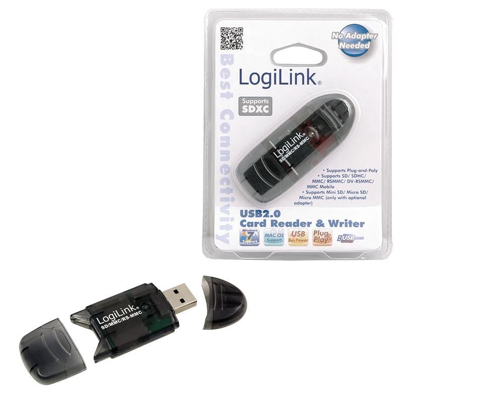 LOGILINK CardReader USB2 Stick MMC, SD, SD-HC