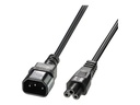 LINDY IEC-Netzkabel C14 an C5 2m