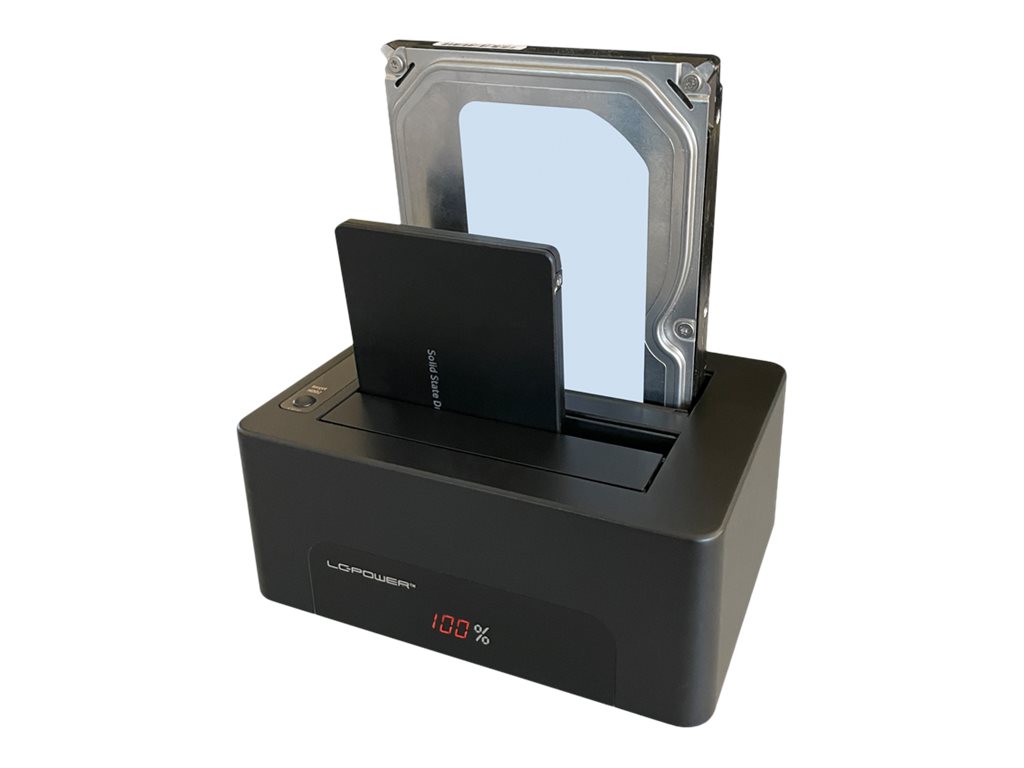 LC-Power LC-DOCK-U3-V Speicherlaufwerk-Docking-Station USB 3.2 Gen 1 (3.1 Gen 1