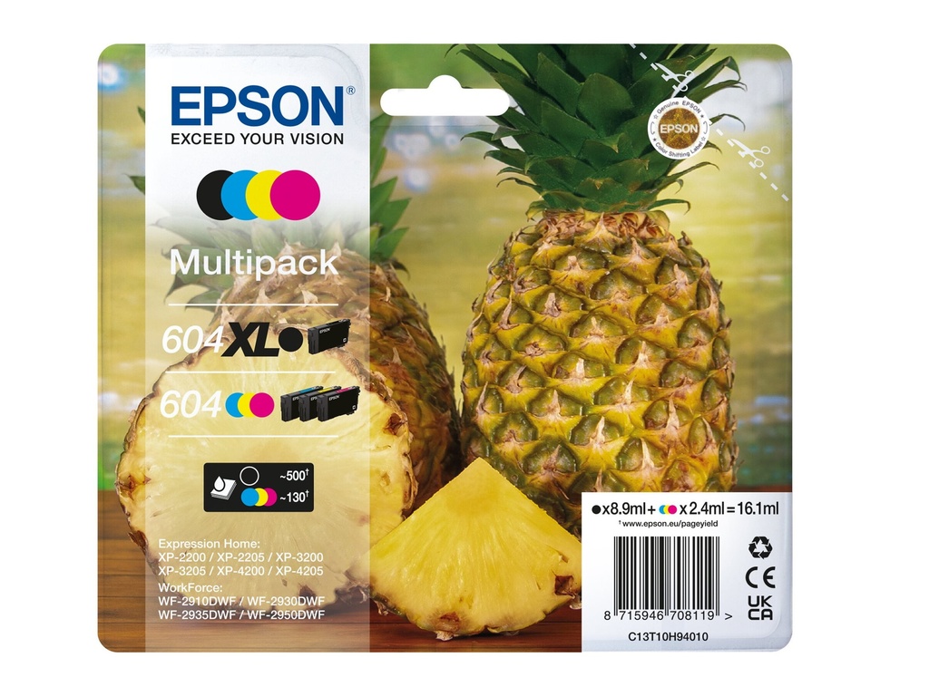 [7417731] EPSON Ink/604XL 603XL Starfish CMYK