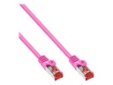 Patchkabel, S-STP/PIMF, Cat.6, pink, 0,5m, InLine®