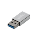 LOGILINK Adapter USB 3.2 Gen1 Type-C,USB-A/M zu USB-C/F,silb